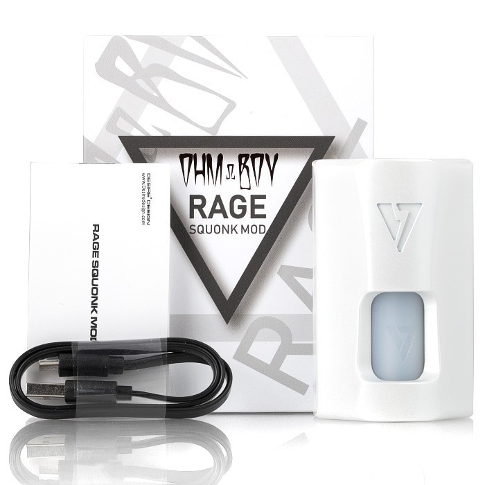 ohmboy x desire   rage 155w squonk box mod package contents  47590.1531871578 - Desire Rage 155w Squonk Box TC Mod