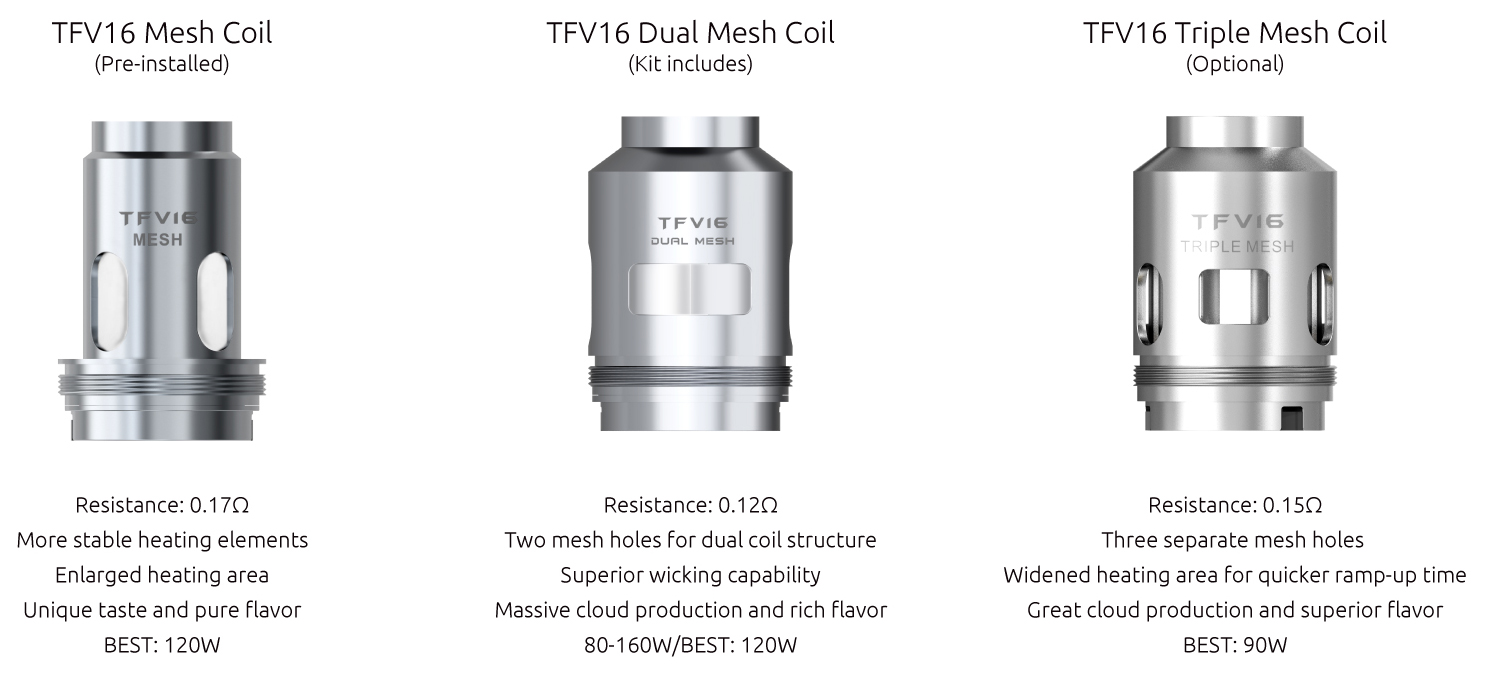1559092974337 - TFV16 Triple Mesh Coil 0.15 Ohm Coil
