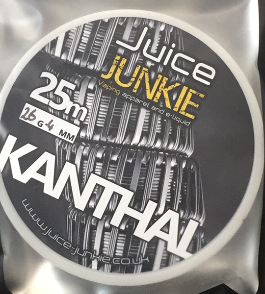 26g 540x600 - Juice Junkie 26G .4MM KANTHAL WIRE 25m