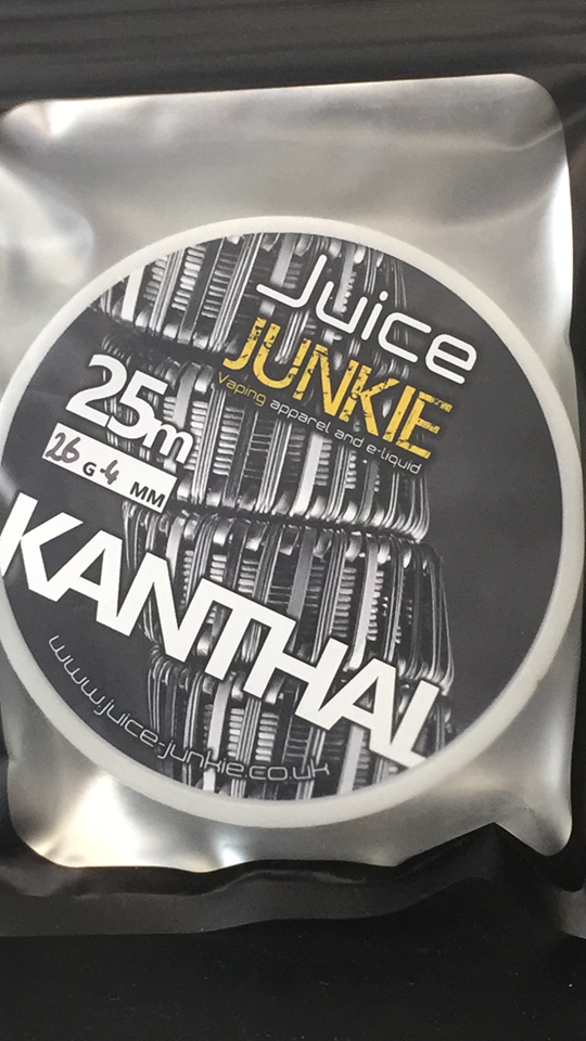 26g - Juice Junkie 26G .4MM KANTHAL WIRE 25m