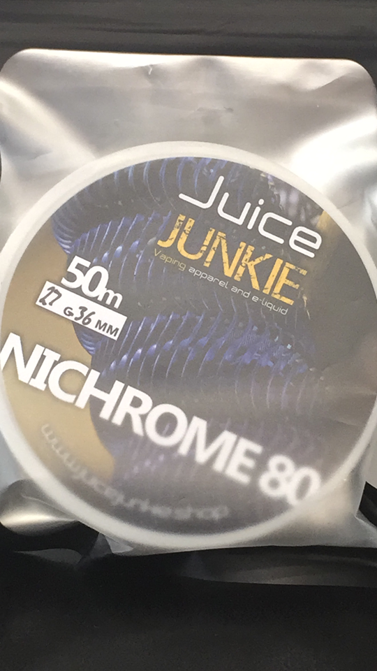 27g - Juice Junkie 27G 0.36MM NICHROME 80 - 50M