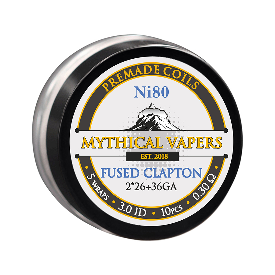NI80 fused clapton 900x900 1 - Έτοιμες αντιστασεις Fused Clapton Ni80 by Mythical Vapers