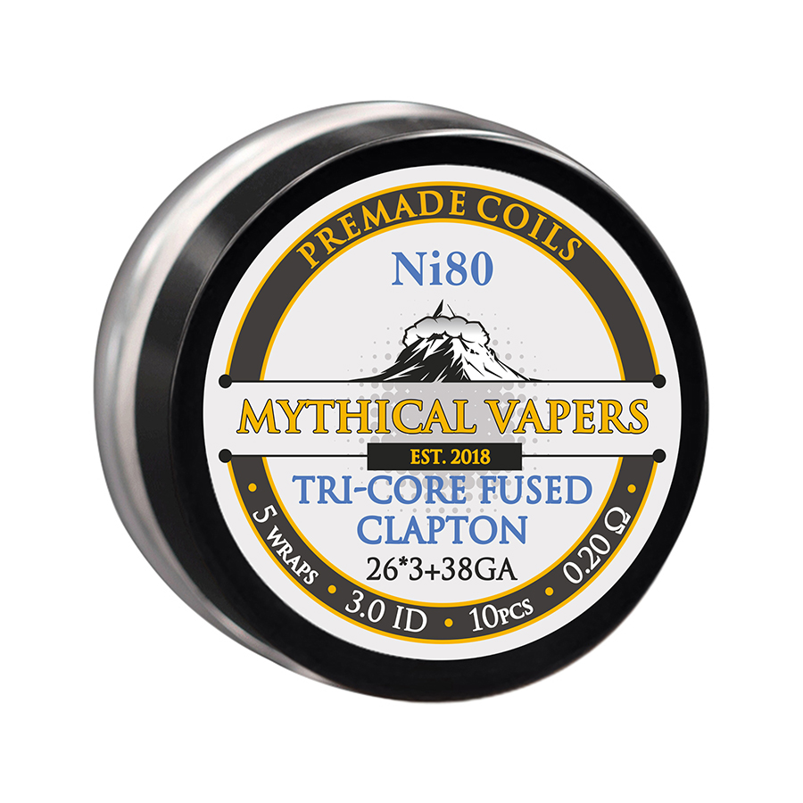 NI80 tricore fused clapton 900x900 1 - Έτοιμες αντιστασεις Tri-Core Fused Clapton Ni80 by Mythical Vapers
