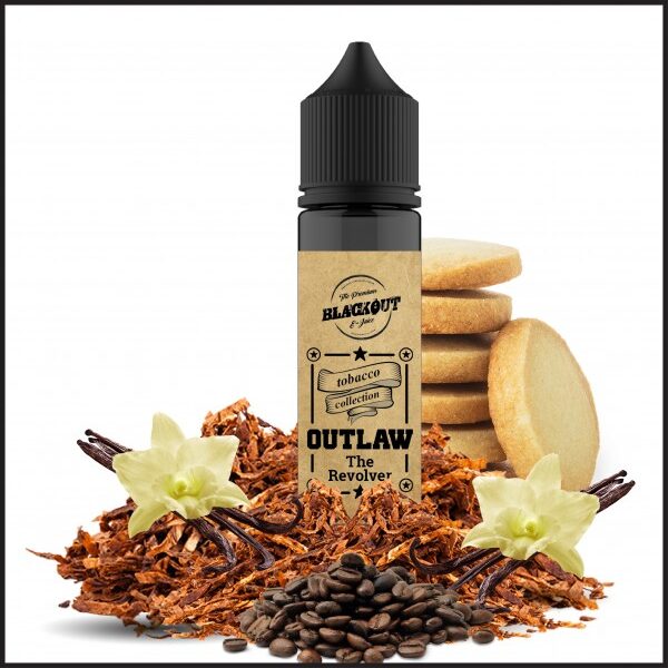 OUTLAW THE REVOLVER 3D RENDER 02 600x800 1 600x600 - Blackout – Outlaw Tobacco 18/60ml
